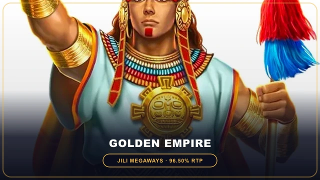 JILI Golden Empire 32,400 ways grid and numbered sticky wild mechanics on PHRUSH