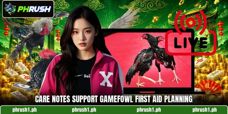Care notes support Gamefowl First Aid planning Care notes support Gamefowl First Aid planning