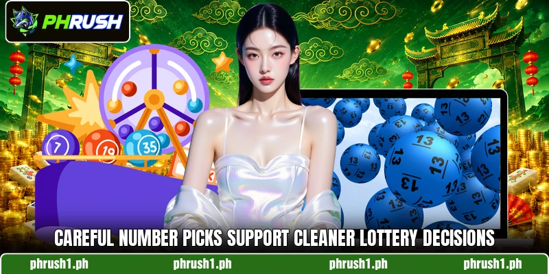 Careful number picks support cleaner lottery decisions Careful number picks support cleaner lottery decisions
