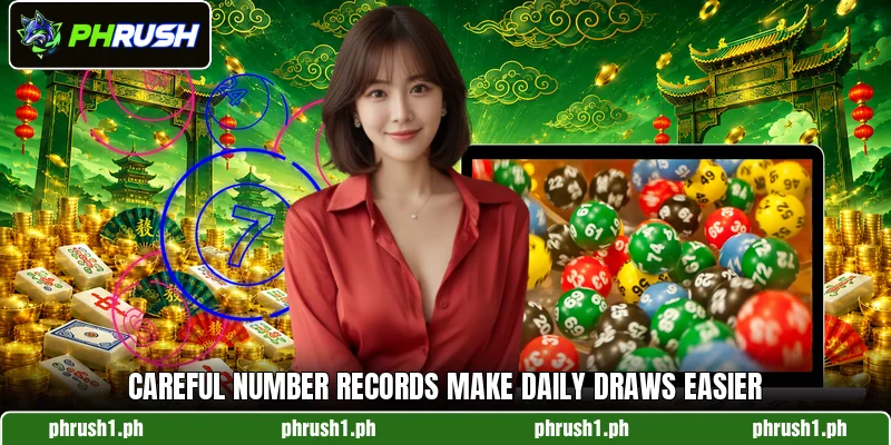 Careful number records make daily draws easier