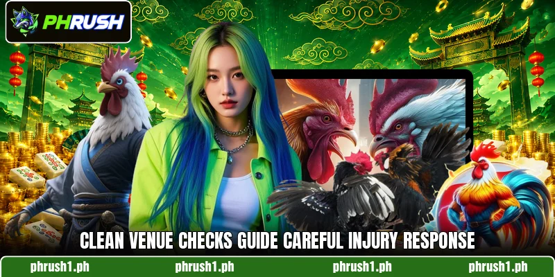 Clean venue checks guide careful injury response Clean venue checks guide careful injury response