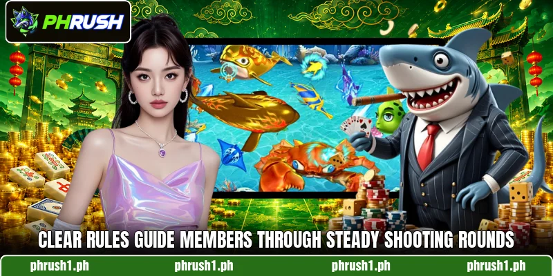 Clear rules guide members through steady shooting rounds