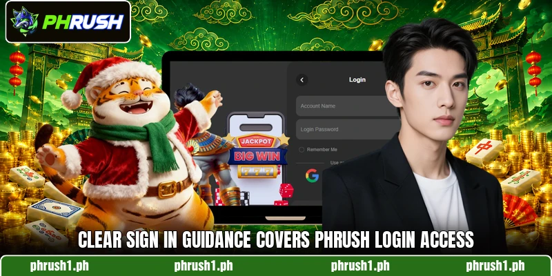 Clear sign in guidance covers PHRUSH login access