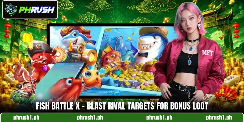Fish Battle X - Blast Rival Targets For Bonus Loot