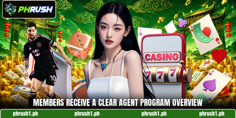 Members receive a clear agent program overview