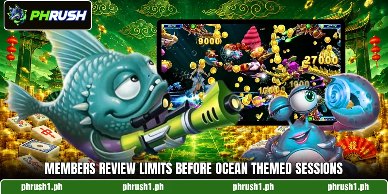 Members review limits before ocean themed sessions