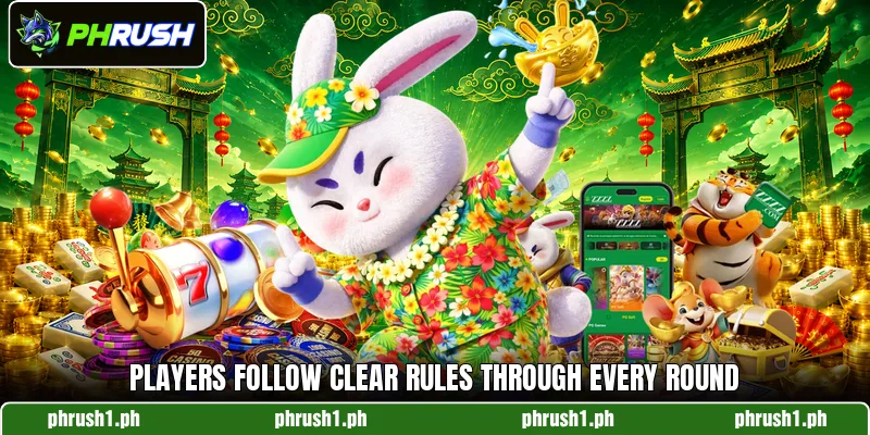 Players follow clear rules through every round